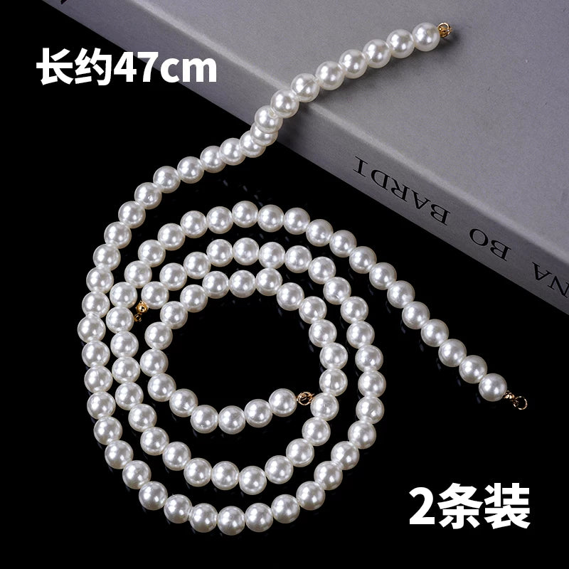 2025 Mother's Day Cake Decoration Heart Plug-in Pearl Channeling Necklace Phalaenopsis Ladieswear Happy Holiday Inserts