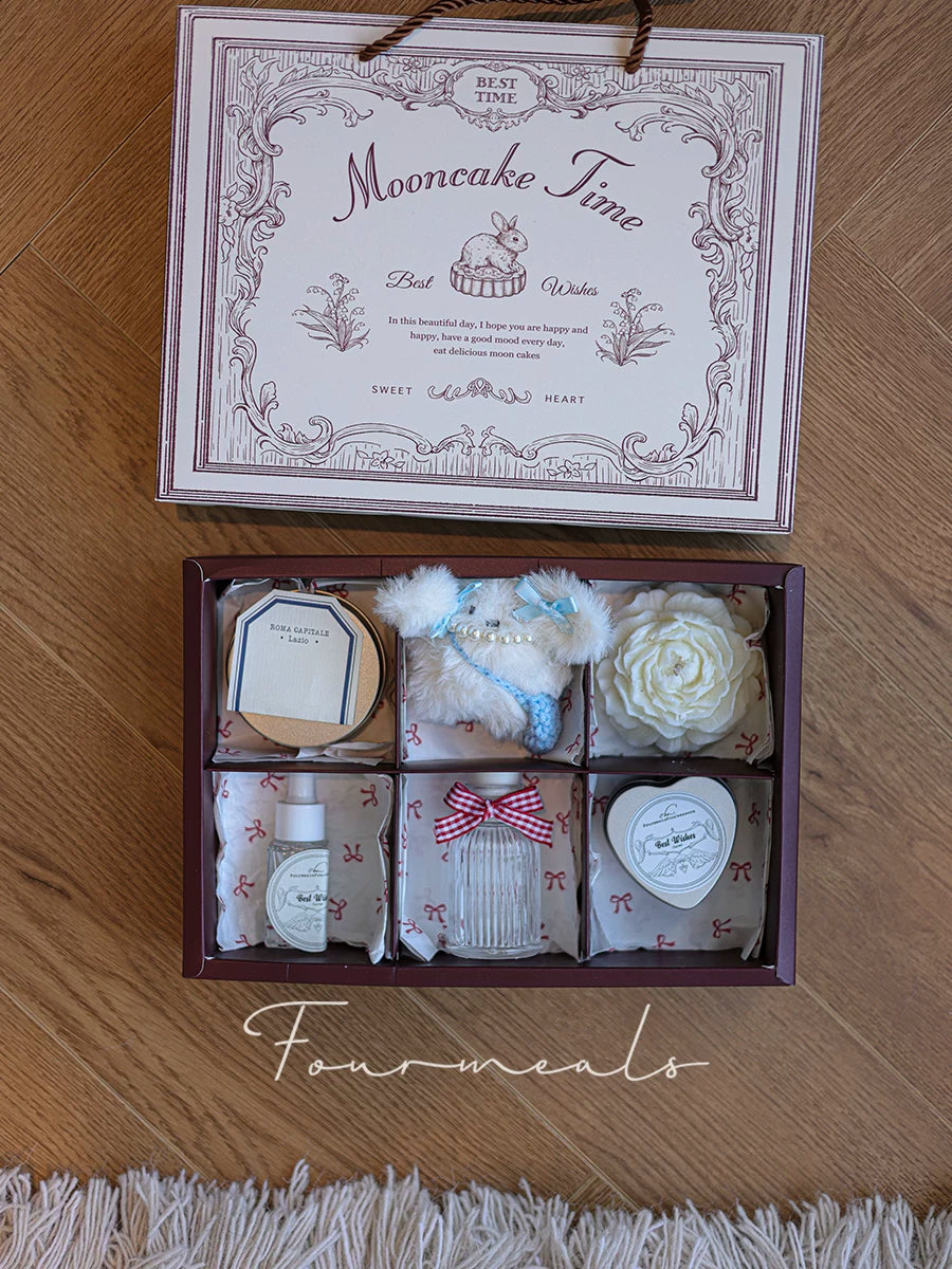 Happy Mid-Autumn Festival Essential Oil Ornaments Cute Gift Box