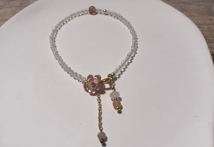 Nanhong Well-Designed Ultra-Fine Ins Crystal Bracelet