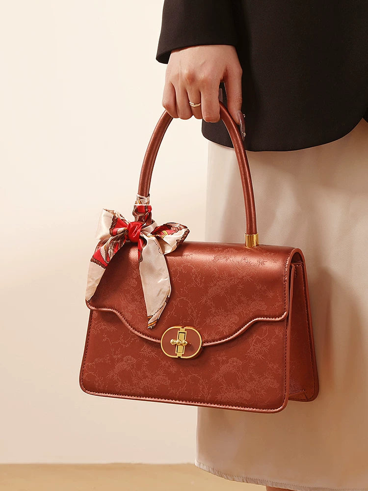 Red Bag Women's New Chinese Style National Style Wedding Bag Bridal Bag Gift Fancy Handbag Daily Available Messenger Bag