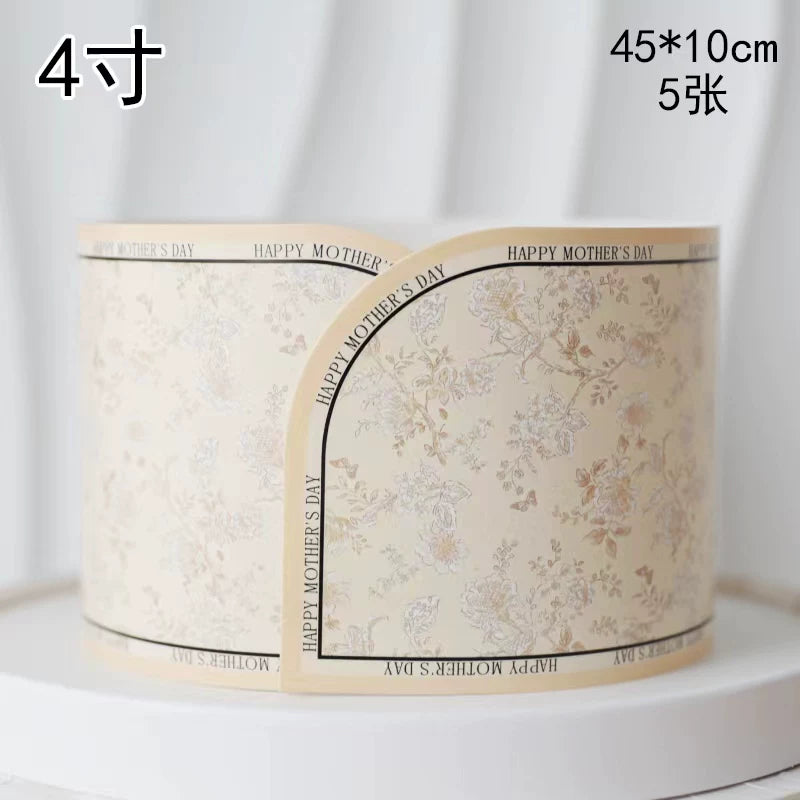 2025 Mother's Day Cake Decoration Heart Plug-in Pearl Channeling Necklace Phalaenopsis Ladieswear Happy Holiday Inserts