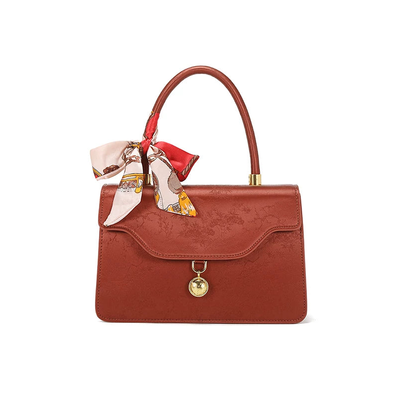 Red Bag Women's New Chinese Style National Style Wedding Bag Bridal Bag Gift Fancy Handbag Daily Available Messenger Bag