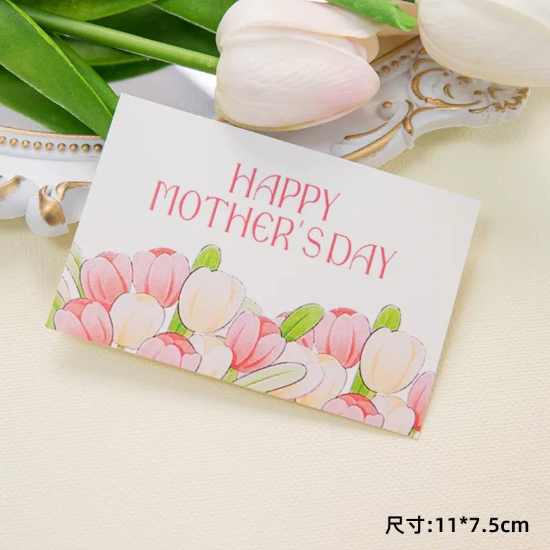 2025 Mother's Day Cake Decoration Heart Plug-in Pearl Channeling Necklace Phalaenopsis Ladieswear Happy Holiday Inserts