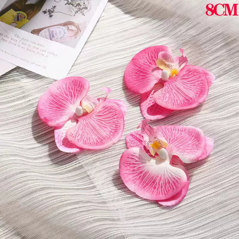 2025 Mother's Day Cake Decoration Heart Plug-in Pearl Channeling Necklace Phalaenopsis Ladieswear Happy Holiday Inserts