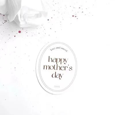 2025 Mother's Day Cake Decoration Heart Plug-in Pearl Channeling Necklace Phalaenopsis Ladieswear Happy Holiday Inserts