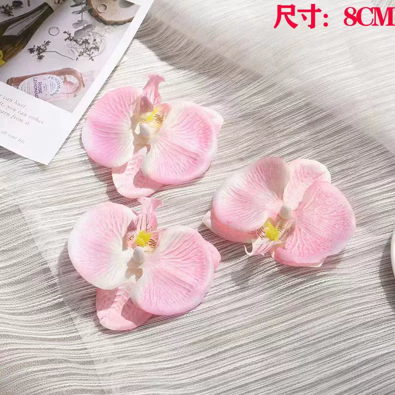 2025 Mother's Day Cake Decoration Heart Plug-in Pearl Channeling Necklace Phalaenopsis Ladieswear Happy Holiday Inserts