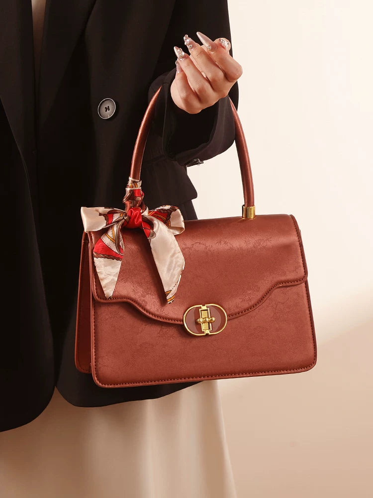 Red Bag Women's New Chinese Style National Style Wedding Bag Bridal Bag Gift Fancy Handbag Daily Available Messenger Bag