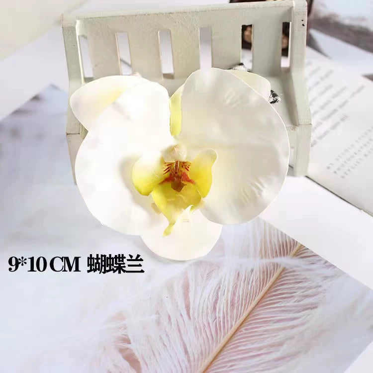 2025 Mother's Day Cake Decoration Heart Plug-in Pearl Channeling Necklace Phalaenopsis Ladieswear Happy Holiday Inserts