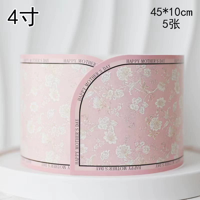 2025 Mother's Day Cake Decoration Heart Plug-in Pearl Channeling Necklace Phalaenopsis Ladieswear Happy Holiday Inserts