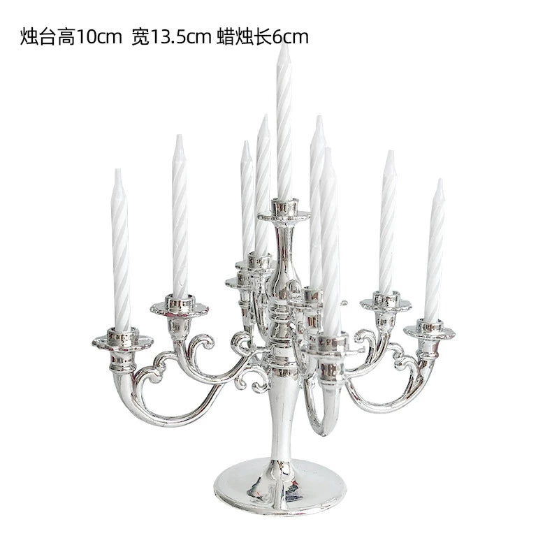 2025 Mother's Day Cake Decoration Heart Plug-in Pearl Channeling Necklace Phalaenopsis Ladieswear Happy Holiday Inserts