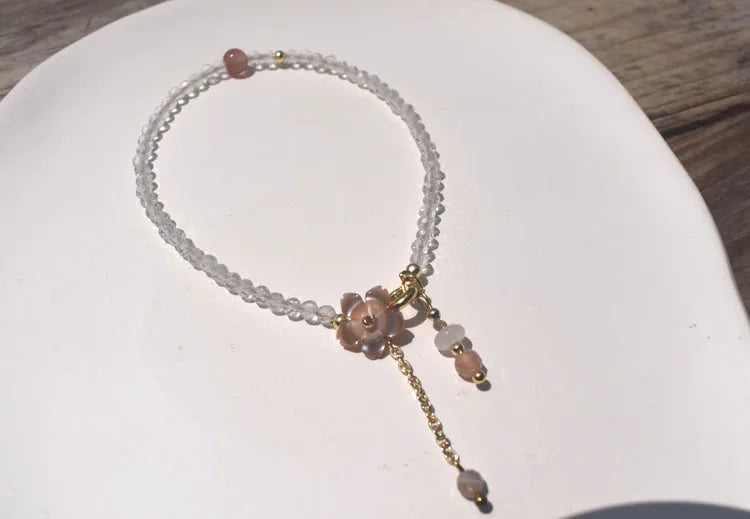 Nanhong Well-Designed Ultra-Fine Ins Crystal Bracelet