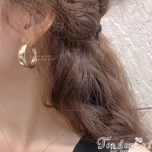 Stylenanda Metal Ring Dongdaemun Ear Ring