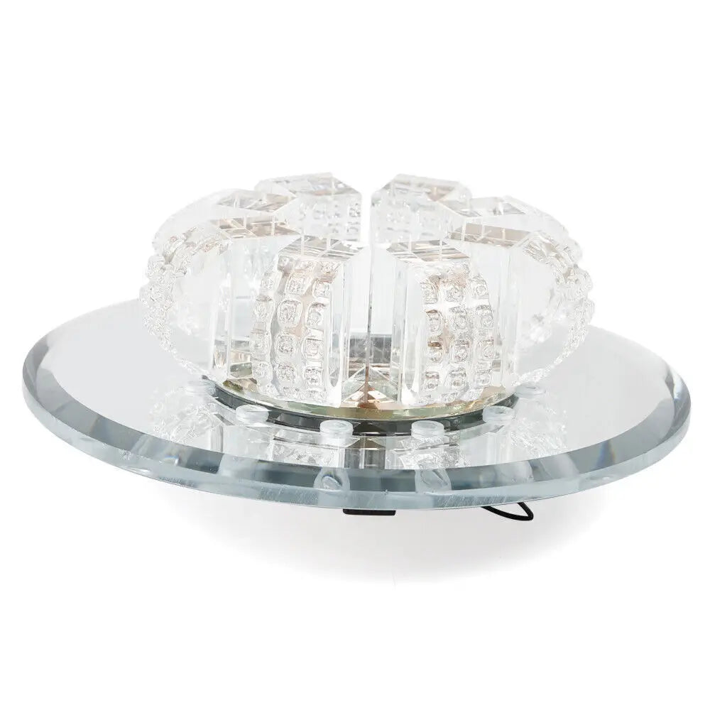 Modern K9 Crystal LED Ceiling Lamp Chandelier Pendant Lights Flush Mount Fixture