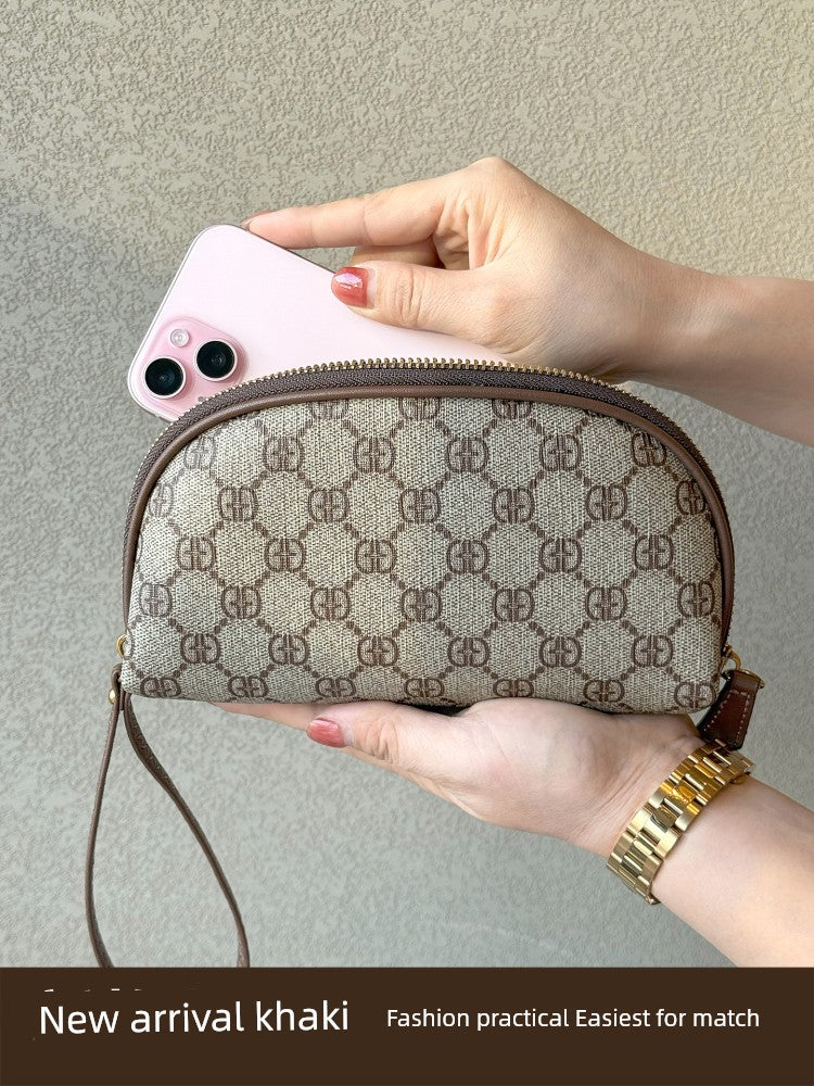 Louis Le Brand Genuine Leather Clutch Bag Women's Bag 2024 New Arrival Fashionable Stylish Mobile Phone Bag Small Bag Hand Carry Coin Purse