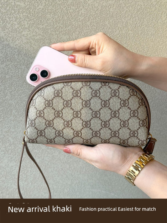 Louis Le Brand Genuine Leather Clutch Bag Women's Bag 2024 New Arrival Fashionable Stylish Mobile Phone Bag Small Bag Hand Carry Coin Purse