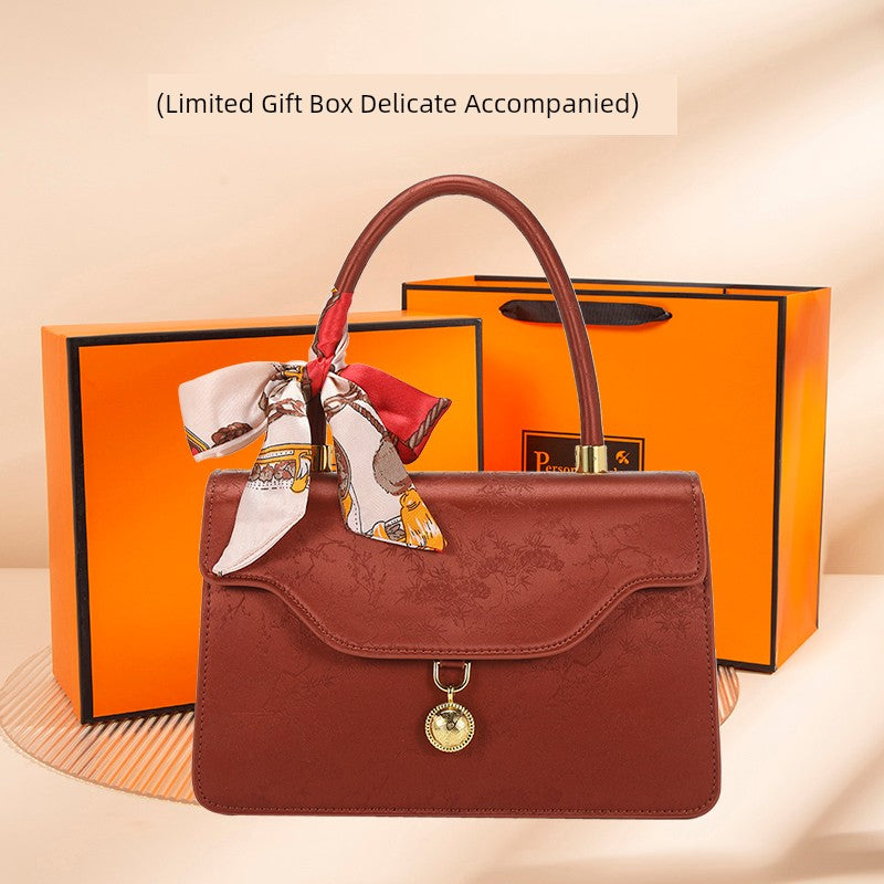 Red Bag Women's New Chinese Style National Style Wedding Bag Bridal Bag Gift Fancy Handbag Daily Available Messenger Bag